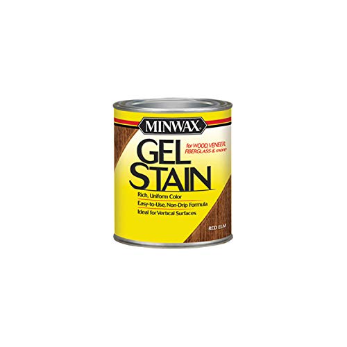 Minwax Gel Stain for Interior Wood Surfaces, 1/2 Pint, Red Elm