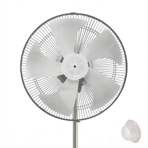 Yukunuk Repuesto de aspas de ventilador | Flujo de Aire Fuerte y Fácil Instalación | Pieza de repuesto para ventilador | para el hogar, la cocina, el dormitorio, la sala de estar, restaurante