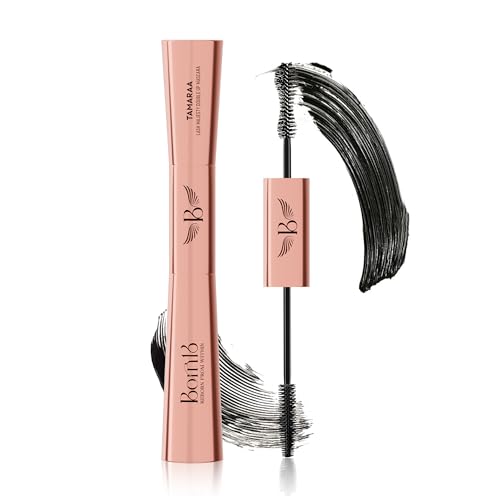 Image of Waterproof Volumizing Mascara for Long, Thick Lashes | 2-in-1 Curling & Lengthening Brush | Smudge-Proof, Clump-Free, 24H Long Stay | Born16 7g