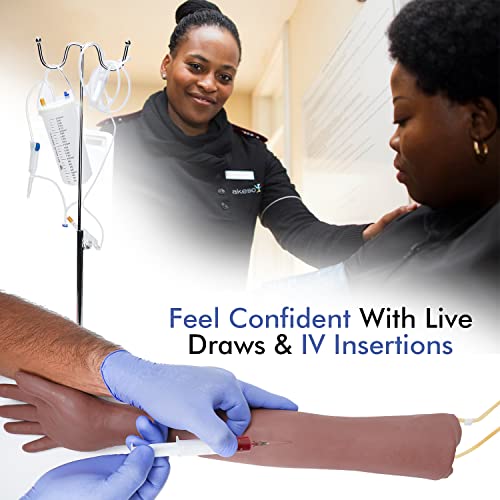 Iv & Phlebotomy Practice Arm. Nursing School Phlebotomy Supplies For Practicing & Perfecting Iv Insertion, Blood Draw, Injection, & Other Venipuncture Techniques. Level Up Rn Skills. #TOP5