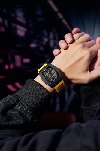 Image of V2A Digitron Tonneau 2118 Sports Watch for Men & Boys | Rugged Design | Big Dial | Alarm, Stopwatch, 12 /24H | 3 ATM Water Resistant | Luminous Display | Sports, Fitness, Outdoor & Training | Gifts for Men & Boy