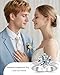 Moissanite 3CT Engagement Rings for Women, Wedding Jewelry, VVS1 Clarity D Color Certificate, 9mm 925 Sterling Silver, Dainty, Fashion Birthday Gift, Trending Memoria Promise Eternity Band Travel Ring