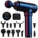 Produktbild konjac Massagepistole Massagegerät Percussion Massage Gun, Leise Elektrisch Muskel Massage Pistole mit 12 Köpfen, 30 Geschwindigkeiten, Deep Tissue Massage Gerät für Rücken Bein