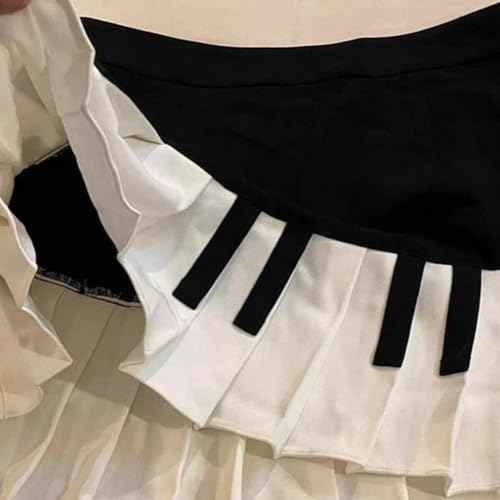 Jupe piano chic blanche avec une coupe slim ajustée - 5