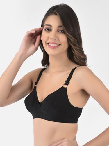 Image of Softline Women's 100% Cotton Wire-Free Non-Padded B-Cup Bra Combo | Full Coverage, Breathable & Skin-Friendly for All-Day Comfort | Supportive Fit for Daily & Casual Wear | Pack of 2