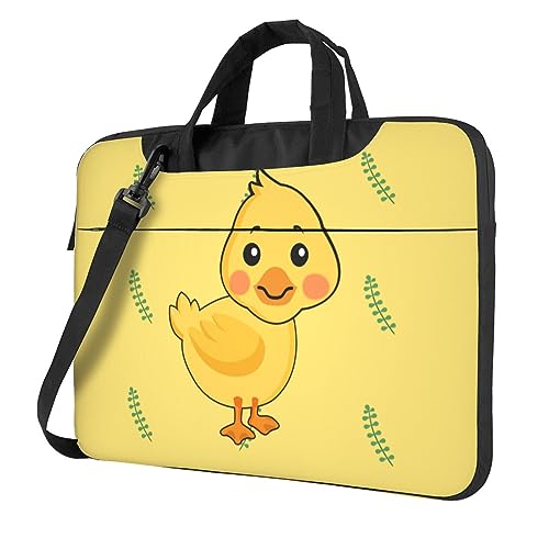 Sac ordinateur portable motif canard antichoc en tissu Oxford doux