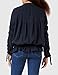 Marca Amazon - find. Chaqueta Asimétrica con Cremalleras para Mujer, Azul (Navy),...