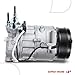 A-Premium Air Conditioner AC Compressor with Clutch Compatible with Land Rover Range Rover 2013-2022, LR4 2014-2016, Discovery & Jaguar F-Pace, XF, XJ, XE, F-Type, E-Pace