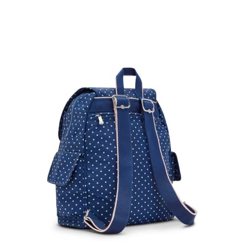 Kipling Casual Daypack, 5415320430782, Soft Dot Blue, 10.75'' L x 13.25'' H x 7.5''D, Damen City Pack Kleiner Rucksack… – Ansicht 2
