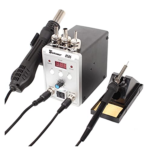 Station de soudure 8586 pour dessouder les puces SMD sans abîmer les circuits - 2