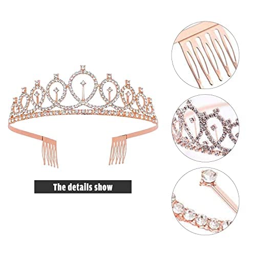 Corona Per Capelli Principessa - Cerchietto Regale Per Feste, Costumi E Compleanni, Design Elegante Da Regina