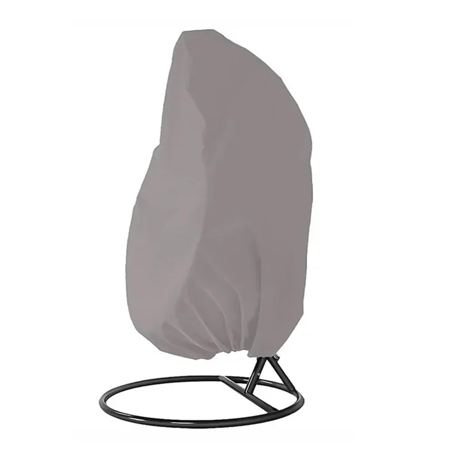 Funda impermeable para silla de patio transpirable antipolvo gris
