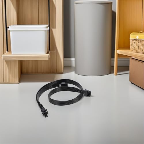 Cable de extensión PCIe trenzado para solucionar cables cortos de fuente de alimentación PC 6
