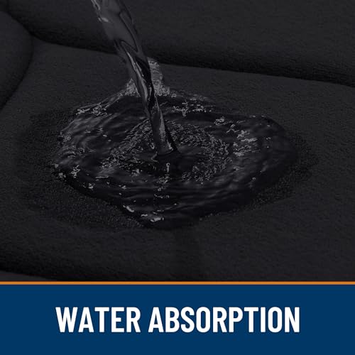 Image of Smiry Memory Foam Bath Mat 30''x20'', Ultra Soft Non-Slip Bathroom Rug, Plush Water Absorbent Quick Dry and Machine Washable Floor Mat for Shower, Tub & Home Decor, Black