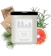 Hagi Winter Forest Sojakaars, Geurkaars in een Glas, Geur van een Naaldbos, Dennenolie, Vegan Kaa...