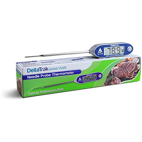 DeltaTrakessentials 11063 FlashCheck Jumbo Display Auto-Cal Needle Probe Thermometer Cover