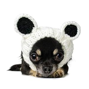 Zoo Snoods Dog Costume- Warm No Flap Ear Wraps for Dogs, Kungfu Panda Dog Snood, Small Dog Costume for Halloween, Christmas & New Year, Soft Yarn Dog Quiet Ears Covers (Small) Zoo Snoods Dog Costume- Warm No Flap Ear Wraps for Dogs, Kungfu Panda Dog Snood, Small Dog Costume for Halloween, Christmas & New Year, Soft Yarn Dog Quiet Ears Covers (Small)