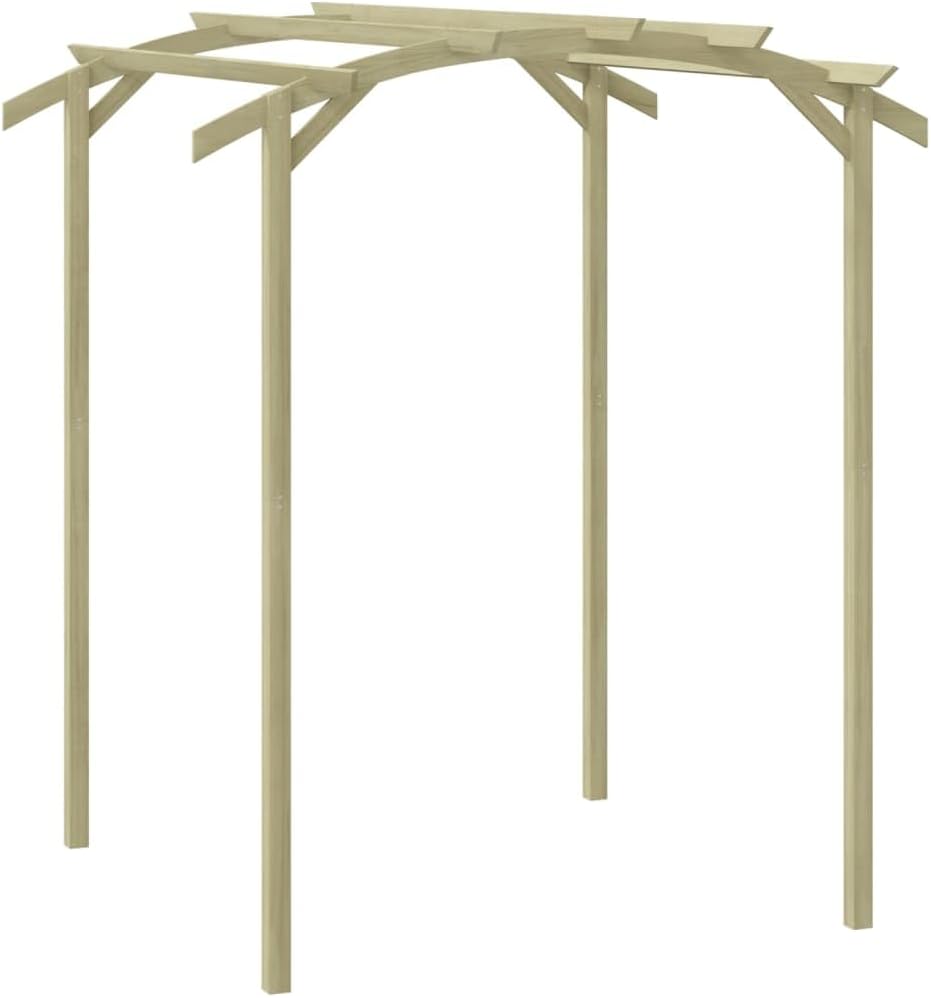Amazon.de Eckpergola 240 x 240 x 220 cm Pergola aus Holz für Terrasse