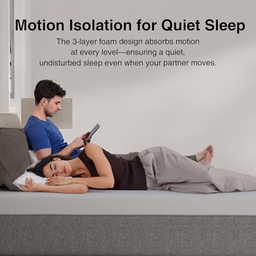 Image of Novilla Mattress King Size 14 Inch, Gel Memory Foam Mattress King in a Box with Comfort Foam for Contour Support & Motion Isolation & Edge Support, CertiPUR-US Certified