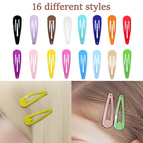 40 Pzs Pinzas Metálicas para Cabello 2 Pulgadas Blanco miniatura 5