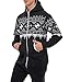 Skylinewears Men's Fashion Printed Onesie Playsuit Jumpsuit Black Aztek-N XL