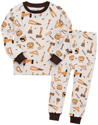 Image of Vaenait baby 6M-12Y Infant Kids Toddler Girls Boys Soft Comfy Modal Tencel Sleepwear Pajamas 2pcs Set