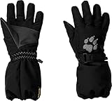 Fäustlinge Jack Wolfskin Unisex Kinder Texapore Handschuhe, Black, 116