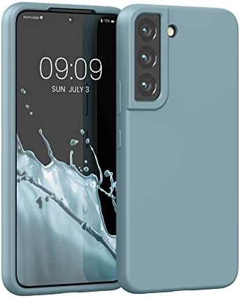 kwmobile TPU Silicone Case Compatible with Samsung Galaxy S22 - Case Slim Phone Cover with Soft Finish - Black