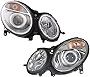 Garage-Pro Headlight Assembly Compatible with 2003-2007 Mercedes Benz E320 and 2006-2007 Mercedes Benz E350 Halogen, To 6-30-2006, Sedan/Wagon, Set of 2, Driver and Passenger Side