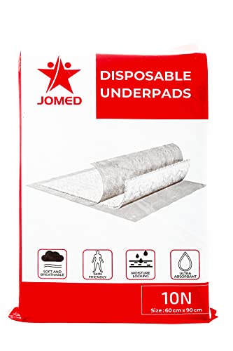 Image of Jomed Disposable underpad, Blue Clour, 60X90 Large,Free of Disposable Bed Bath Towels