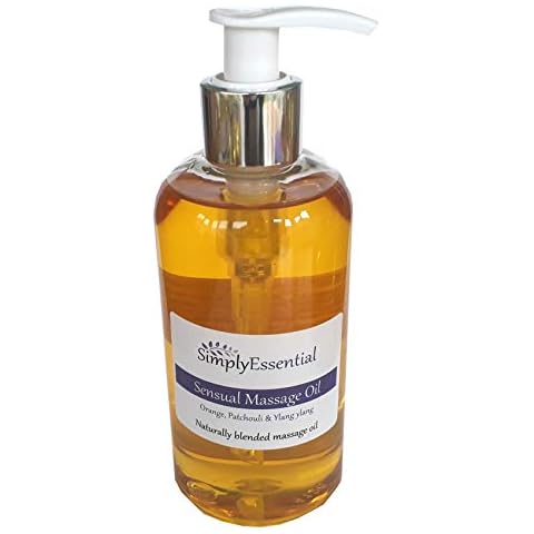Simply Essential Sensual Massage Oil 250ml Romantic blend Orange, Ylang ylang and Patchouli Cover