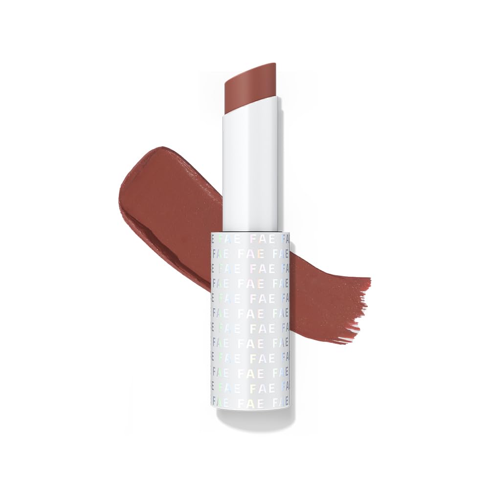 FAE Beauty Modern Matte Lipstick | Comfortable Cushion Matte Formula | One Stroke Application | Longwear | Richly Pigmented (Shade Low-key)-image-0