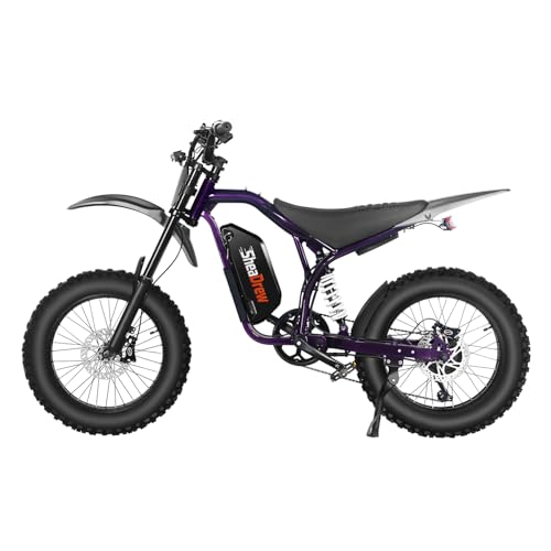 Image of Electric Dirt Bike for Adults 1500W-4700W, 48V /60V 15-32Ah Removable Battery, 35-50 MPH,80lbs Aluminum Frame, Full Suspension, Hydraulic Brakes, All-Terrain Off-Road Ebike, LCD