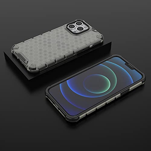 Image of Glasgow Back Case Cover Compatible with Apple iPhone 13 Pro Max (Stylish Design) -Black