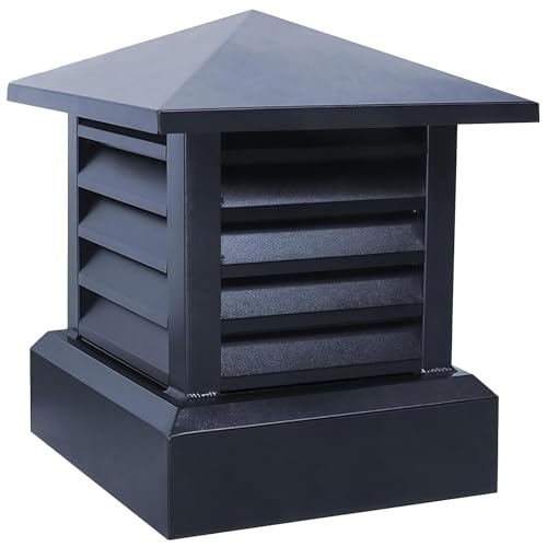 BESTXH A,35x35cm, Tapa De Chimenea, Tapa De Chimenea con Parte Superior CóNica, Cubierta De Chimenea para Techo Exterior, Tapa De Chimenea para Techo Cuadrado, Aumenta La Eficiencia