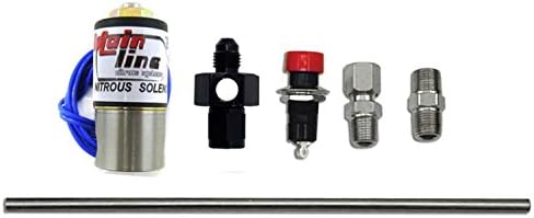 Nitrous Express ML15600 Nitrous Purge Valve Kit -04AN Manifold Adapter Fitting Push Button Activation Vent Tube Nitrous Purge Valve Kit