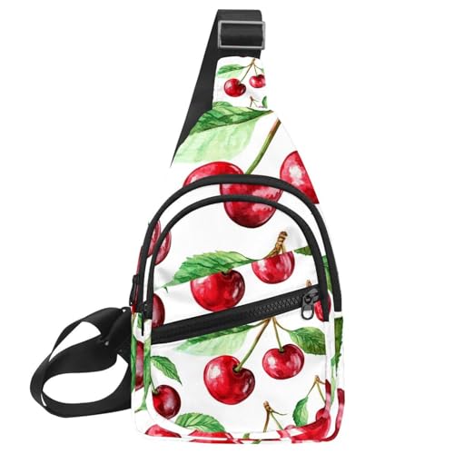 Sac à bandoulière motif ananas sac de poitrine femme multicolore pour voyage