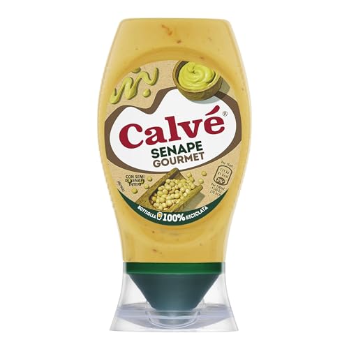 Calvé Senape Gourmet, Formato 250 ml, Senape Classica