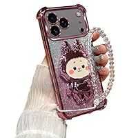 For IPhone 16 Pro Max Case Glitter Sparkle For Women Girls,Cute