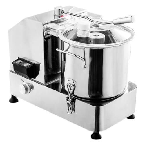 Picadora eléctrica multifuncional de alimentos, procesador de acero inoxidable de velocidad ajustable para verduras, carne, nueces y frutas