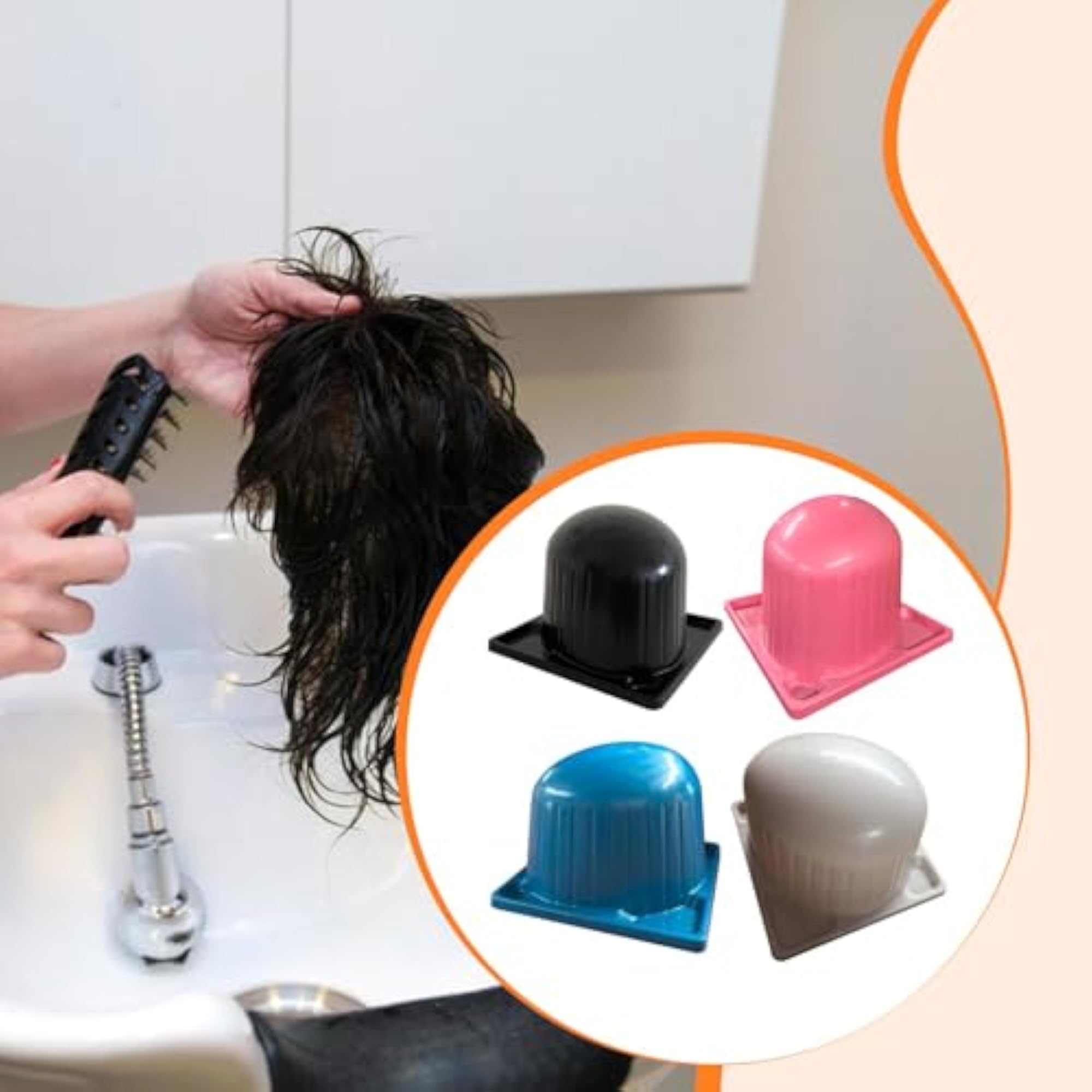 2pcs Wig Making Base Inner Cap Adjustable Weaving Lace Net