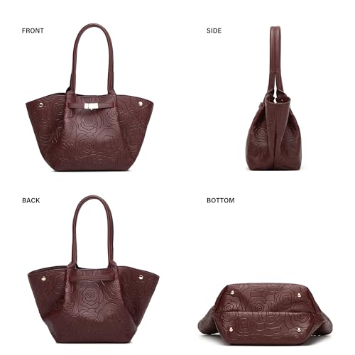 Image of Women Fashion Handbags Wallet Tote Bag Shoulder Bag Top Handle Satchel Purse Set 4pcs