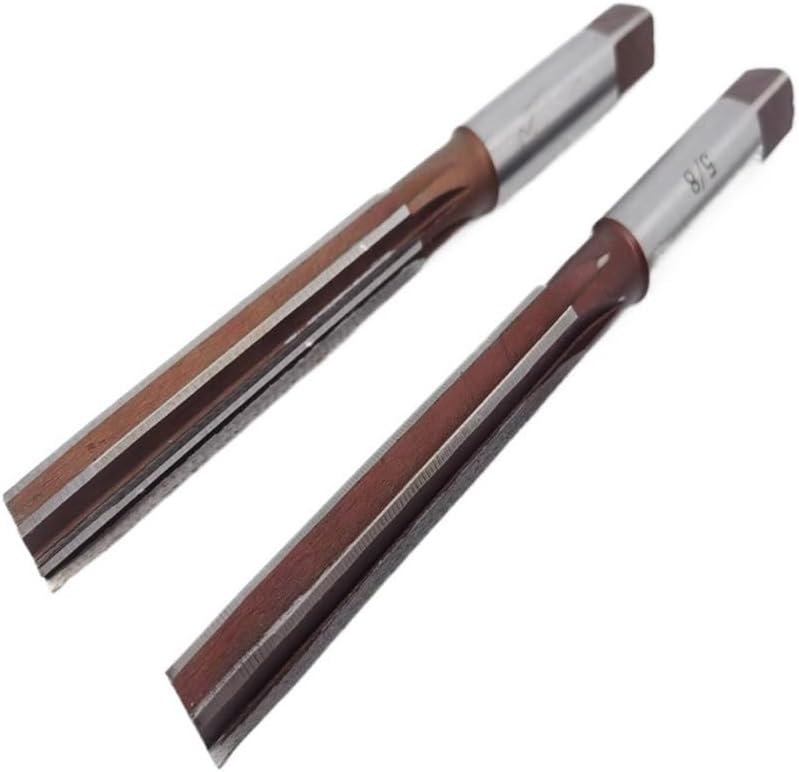 Hand Reamer 9SiCR White Steel Straight Shank Reamer 1/8 1/4 1/2 5/8 3/4 7/8 1 Inch, Used as a Tool for Manual reaming(3I4)