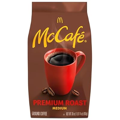 McCafe Premium Roast, Ground Coffee, Medium Roast, Premium Quality, Responsibly Sourced, Kosher Certified, 30oz. Bag
