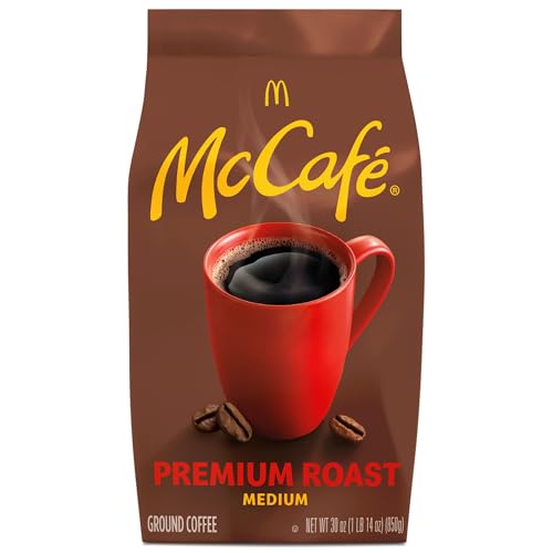 McCafe Premium Roast, Ground Coffee, Medium Roast, Premium Quality, Responsibly Sourced, Kosher Certified, 30oz. Bag