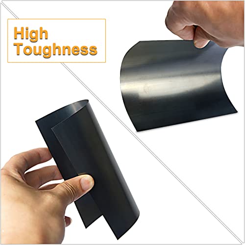Image of Blue Tempered Spring Steel Shim, 1095 Shim Sheet Assortment, Polished Finish, Spring Steel Shim Stock, 0.004 inch, 0.008 inch, 0.015 inch, 0.02 inch, 0.024 inch, 0.03 inch Thick, 6 inch Width, 6 inch Length, 6 Packs