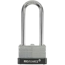 BRINKS 172-42011 Laminated Steel Padlock with 2-1/4" Shackle, 40mm