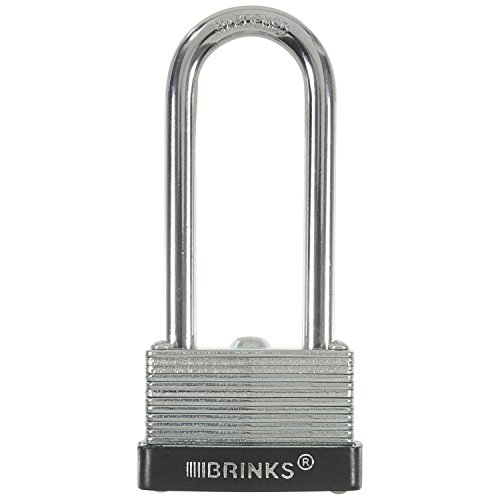 BRINKS 172-42011 Laminated Steel Padlock with 2-1/4 Shackle 40mm