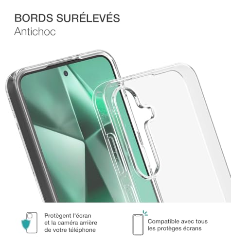 Pack Samsung S24 FE coque transparente et verre SmartFrame Bigben - 3
