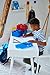 ROOM Copenhagen, Lego Sorting Box to-Go - Travel Case with Organizing Dividers - Red (40870001)